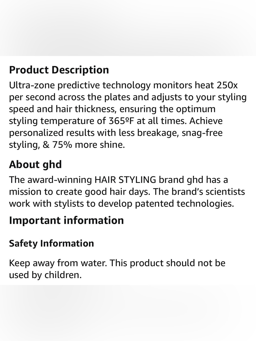 $320. ghd “Good Hair Day” Platinum+ Professional 1” Smart Styler NEW Open Box - Picture 14 of 16